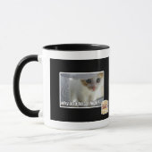 Warum haben Sie ein Fell? Tasse (Links)