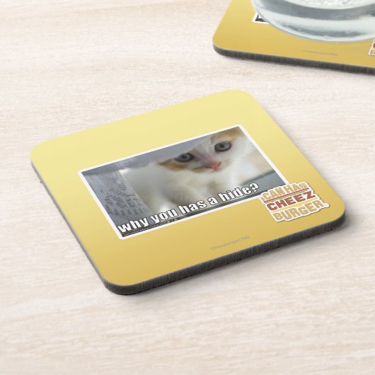 Warum haben Sie ein Fell? Untersetzer (Linke Seite)