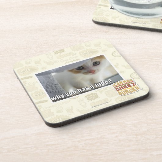 Warum haben Sie ein Fell? Untersetzer (Linke Seite)