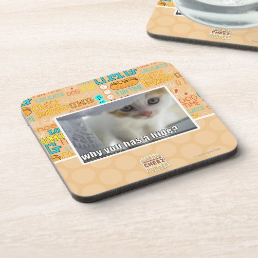 Warum haben Sie ein Fell? Untersetzer (Linke Seite)