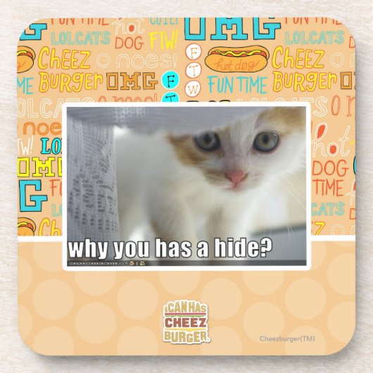 Warum haben Sie ein Fell? Untersetzer (Vorderseite)