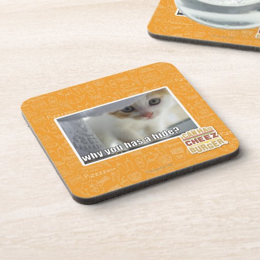 Warum haben Sie ein Fell? Untersetzer (Linke Seite)