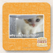 Warum haben Sie ein Fell? Untersetzer (Vorderseite)