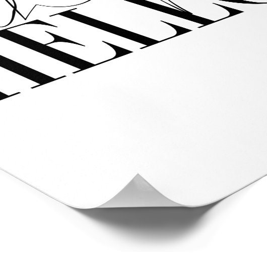 Warum Hallo Poster (Ecke)