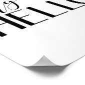 Warum Hallo Poster (Ecke)