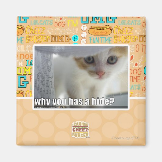 Warum hast du ein Versteck? Magnet (Vorne)