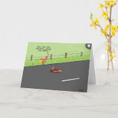 Warum hat das Huhn die Straße überquert? Karte (Gelbe Blume)