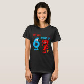 Warum hatte 6 Angst vor 7 Lustige Six Seven Meme G T-Shirt (Vorne ganz)