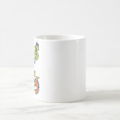 Warum hatte Six Angst Lustiger Mathe-Witz-Mug Kaffeetasse (Mittel)