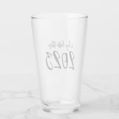 Warum Hello There Silvester Glas (Rückseite)