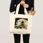 Warum i-Otter-Taschen-Tasche Jumbo Stoffbeutel (Vorderseite (Produkt))