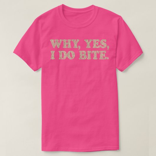 Warum ich 1975 beiße T-Shirt (Design vorne)