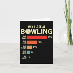 Warum ich an Bowling Funny Bowler verliert Karte