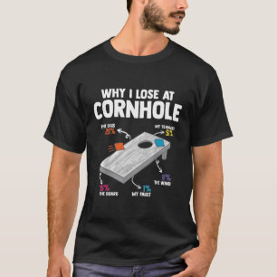 Warum ich an Cornhole verloren habe T-Shirt