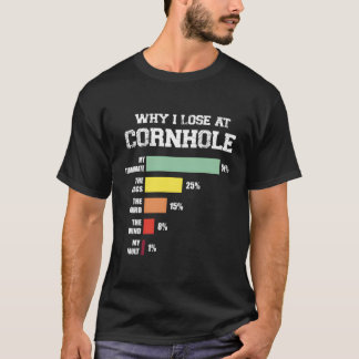 Warum ich an Cornhole verloren habe T-Shirt