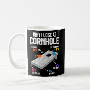 Warum ich bei Cornhole Spaß Toss wie ein Boss verl Kaffeetasse