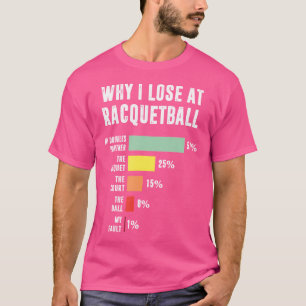 Warum ich den Racquetball Funny Racquetball Player T-Shirt