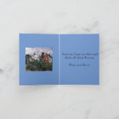 Warum ich dir keine Blume-Karte bekommen habe Karte (Innenseite)