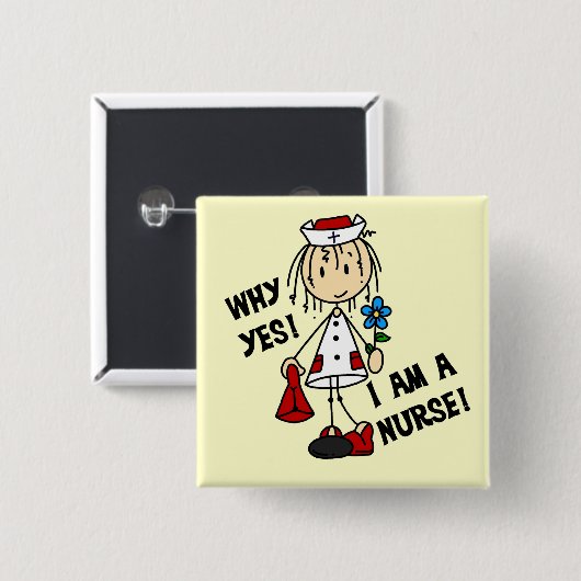 Warum ich ein Krankenpfleger bin Button (Vorne & Hinten)