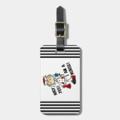 Warum ich ein Krankenpfleger bin Gepäckanhänger (Vorderseite vertikal)