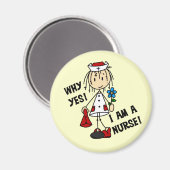 Warum ich ein Krankenpfleger bin Magnet (Vorderseite/Rückseite)