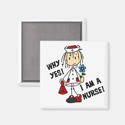 Warum ich ein Krankenpfleger bin Magnet (Vorderseite/Rückseite)