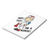 Warum ich ein Krankenpfleger bin Notizblock (Rotiert)