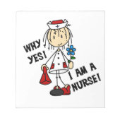 Warum ich ein Krankenpfleger bin Notizblock (Vorderseite)