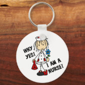 Warum ich ein Krankenpfleger bin Schlüsselanhänger (Vorderseite)