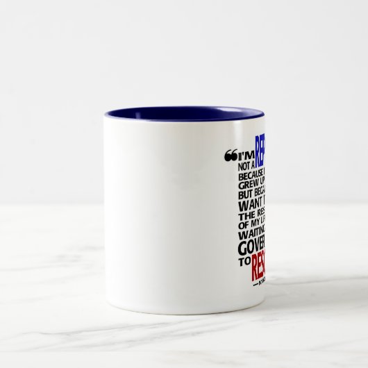 Warum ich ein Republikaner - Tasse bin (Mittel)