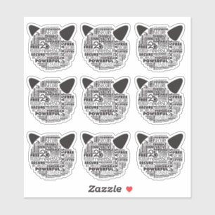 Warum ich FreeBSD 25-jährige Vinyl Stickers Liebe Aufkleber