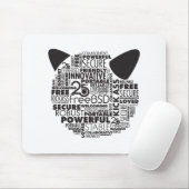 Warum ich FreeBSD 25th Anniversary Mouse Pad Liebe Mousepad (Mit Mouse)