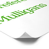 Warum ich Golf Liebe Poster (Ecke)