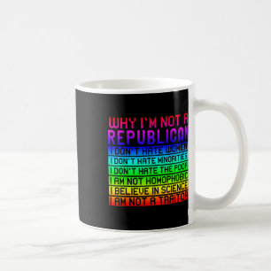 Warum ich kein Republikaner bin - Gründe gegen Rep Kaffeetasse