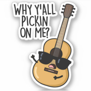 Warum ich mir alle einen lustigen Gitarrenpuffer p Aufkleber