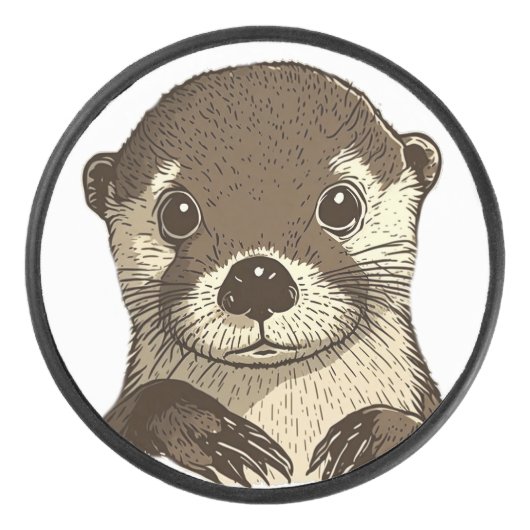 Warum ich otte eishockey puck (Vorderseite)