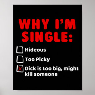 Warum ich Single_ hideous, zu picky, ist zu groß t Poster