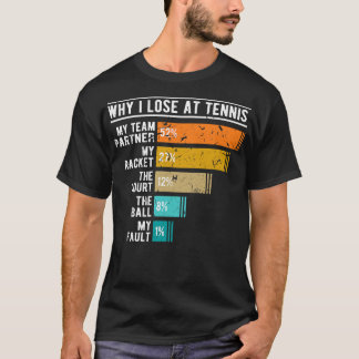 Warum ich Tennis Funny für Tennis Player verloren T-Shirt