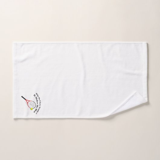 Warum ich Tennis Liebe. Es macht mich heiß Badhandtuch Set (Handtuch)