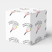 Warum ich Tennis Liebe. Es macht mich heiß Geschenkschachtel (Rückseite)
