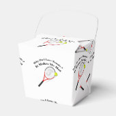 Warum ich Tennis Liebe. Es macht mich heiß Geschenkschachtel (Vorderseite)
