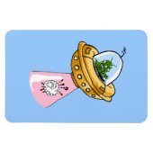 Warum ich? UFO Sheep Abduction Premium Flexi Magne Magnet (Horizontal)