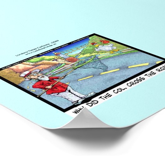 Warum ist die Hähnchenstraße nicht überquert worde Poster (Ecke)