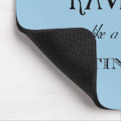 "Warum ist ein Rabe wie ein Schreibtisch?" Mousepad (Ecke)