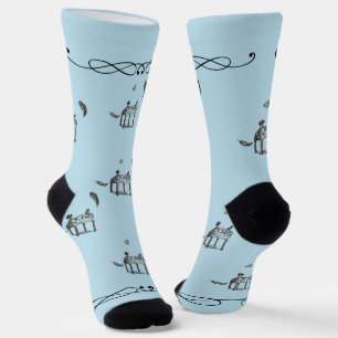 Warum ist ein Raven wie ein Schreibtisch? -Tenniss Socken