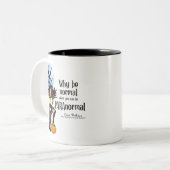Warum ist es normal? zweifarbige tasse (Vorderseite Links)