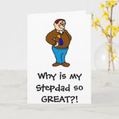 Warum ist mein Stepdad so groß?! Karte (Gelbe Blume)