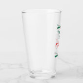 "Warum ja, ich bin naughty" Humorisches Zitat über Glas (Rechts)