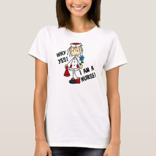 Warum ja ich eine Krankenschwester bin T-Shirt