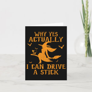 Warum ja, ich kann ein Stick Halloween 202 fahren Karte